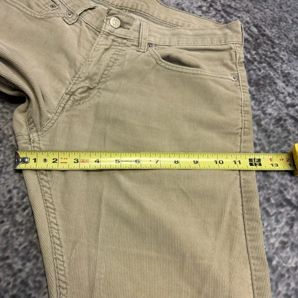 Levi's 514 Corduroy Pants Mens 31x31 Tan Straight Leg Casual